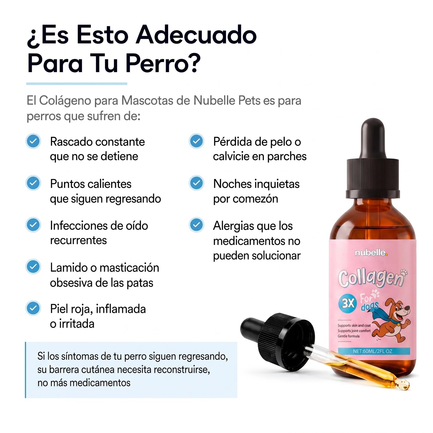 Colágeno Líquido Premium para Perros
