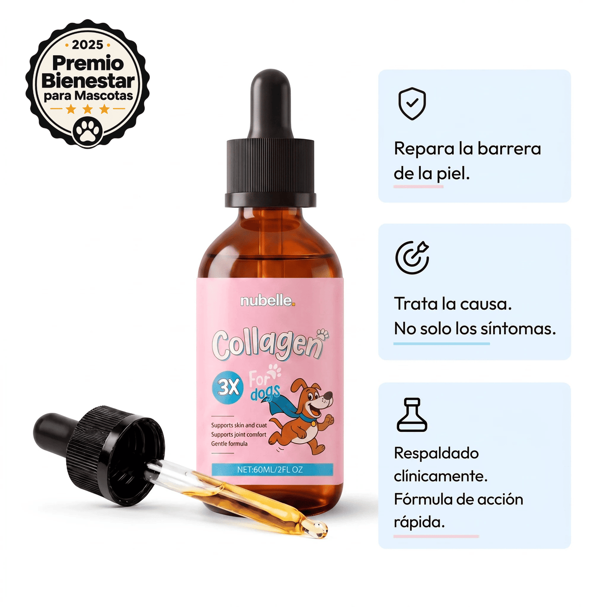 NubeVital · Colágeno Líquido Triple