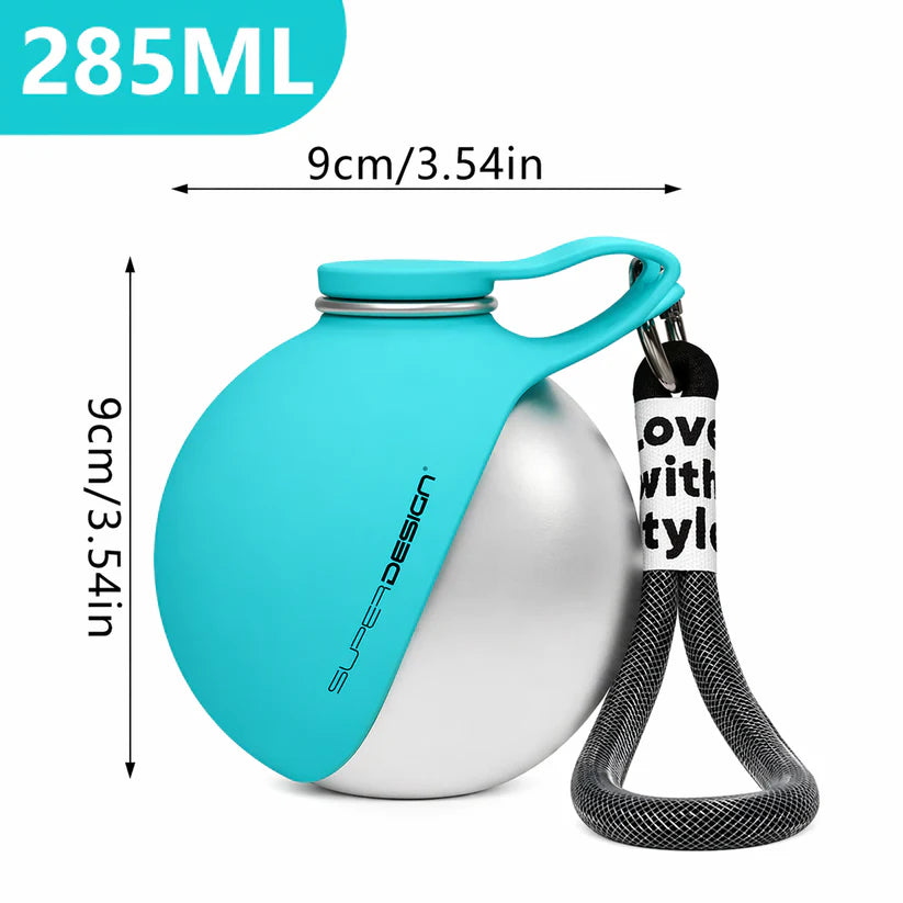 NubeHydro™ - Botella 2-en-1 con Cuenco Plegable para Perros