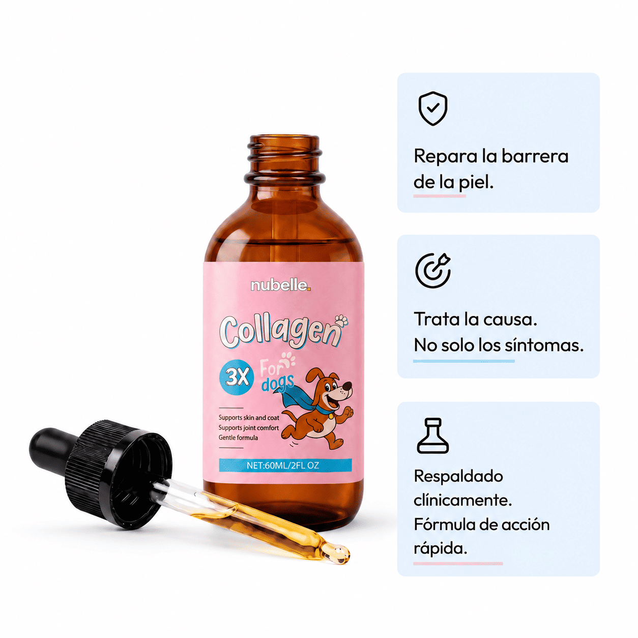 Colágeno Líquido Premium para Perros