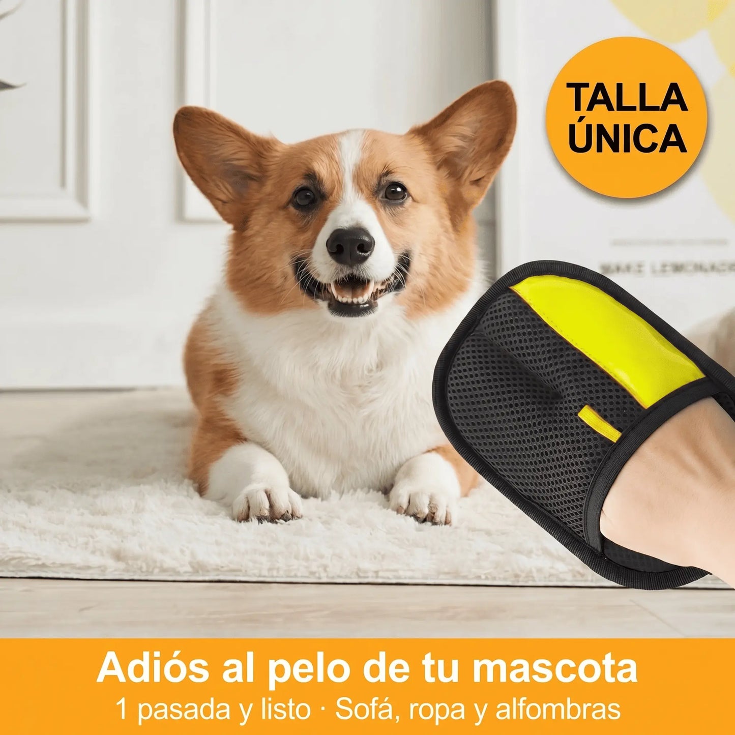 Guante Quitapelo para Mascotas