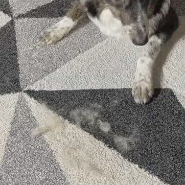 El pelo se desprende del guante al enjuagarlo